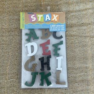 Alpha STAX, funky letters